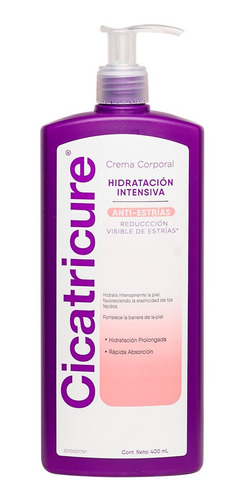 Cicatricure Hidratacion Intensiva X400 Anti Estrias 