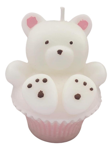 Velas Para Recordatorios Baby Shower - Oso En Canasta