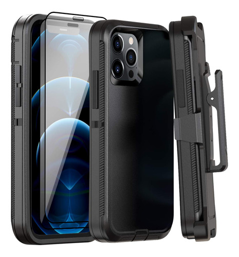 Funda Para iPhone 12 Pro Max De 6.7 Pulgadas Con Clip Para C