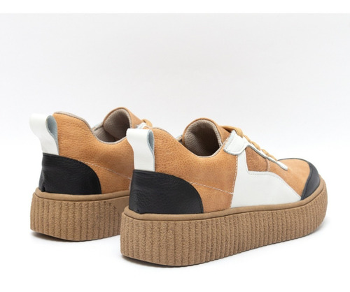 Imagen 4 de 5 de Zapatillas Mujer Cuero Urbano Bettona Afus1