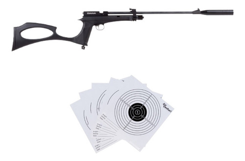 Chaser Diana Rifle Co2 Negro 4.5mm 642ft/sec Xchws C