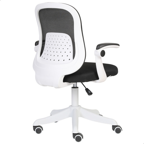 Cadeira Giratoria Diretor Best Colorida Tela Mesh Escritorio Cor Preto