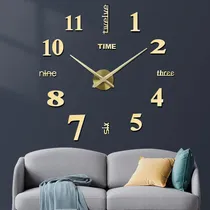 Comprar Reloj De Pared Ferrisa Diy 3d Sin Marco, 80  130 Cm De Diám