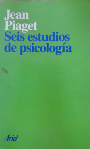 Libro Seis Estudios De Psicología (33c)