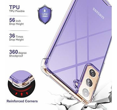 Estuche Para Samsung Galaxy S21 6,2 Protectora Silicona Ps