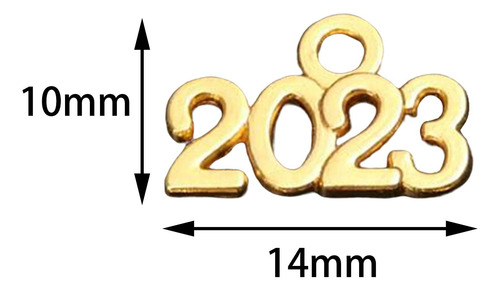 Dijes Pequeños 2023, Colgante Diy 2023 Para , Pendientes,