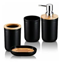 Comprar Juego Set De Accesorios Para Baño Bamboo