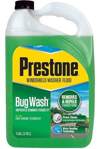 Prestone As657 Bug Wash, Líquido De Lavado Para Parabrisas