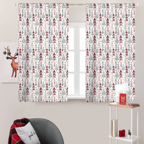 Sevendec Lindas Cortinas De Arbol De Navidad Para Habitacion