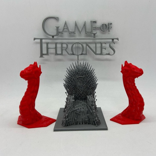 Juego De Tronos . Adorno De Torta .pack