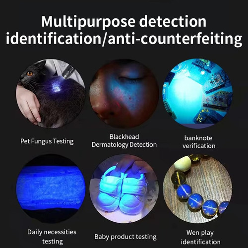 Detector De Lanterna Uv 21led Para Uso De Manchas De Animais