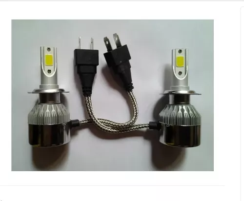 Kit de luces LED C6 H7, de 3800 lm, 36 W, 6000 K, blanco frío, para coche y  moto : : Coche y moto