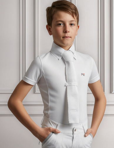 Premier Equine Playera M/c Niño Mini Antonio Mod. 4544