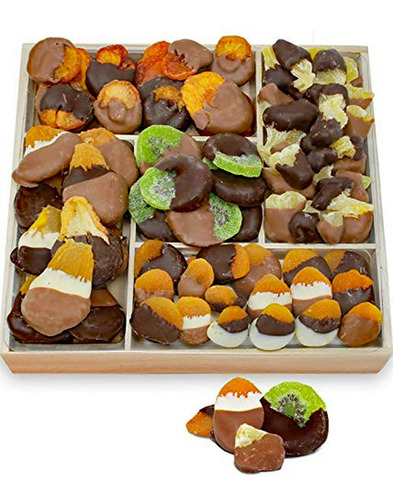 Bandeja Frutas Secas Con Chocolate Belga, Compatible Con Cua