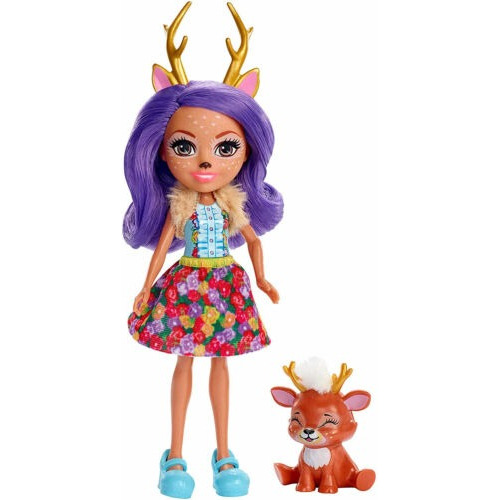 Muñeca Enchantimals Danessa Deer & Sprint Mattel 15cm