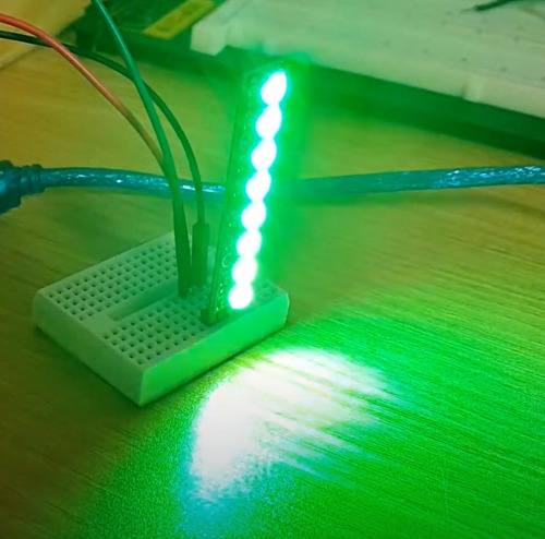 Adafruit - Barra Neopixel Stick - 8 X Leds 5050 Rgb Ws2812