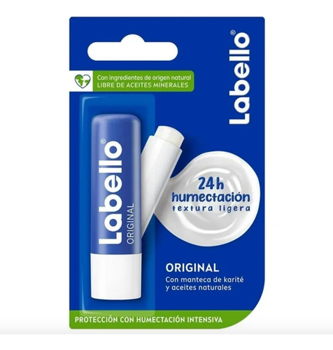 Bálsamo Labial Labello Sabor Original 1 Pieza De 4.8gr