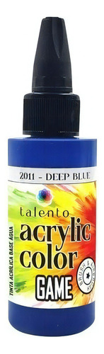 Tinta Acrylic Color Game 30ml Diversas Cores - Talento Cor 2011 - DEEP BLUE