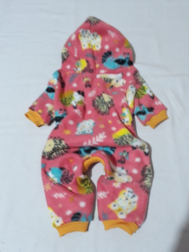 Imagem 4 de 9 de Macacão Roupa Soft Pijama Casaco Frio Cão Gato Pet Barato