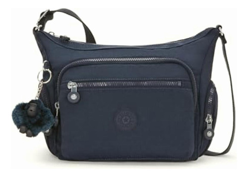 Kipling Gabbie Bolso Pequeño Para Mujer, Bolso Ligero Para Color Blue Bleu 2