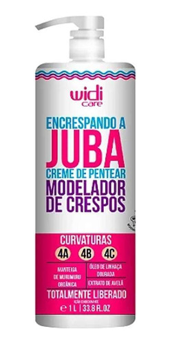 Creme De Pentear Encrespando A Juba Widi Care 1l