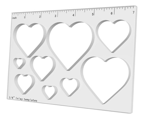 Plantilla De Enrutador De Carpinter Corazón 9 En 1