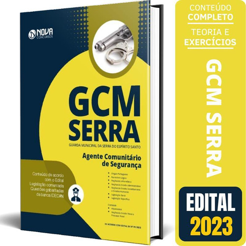 Apostila Gcm Serra Es 2023 - Agente Comunitário De Segurança