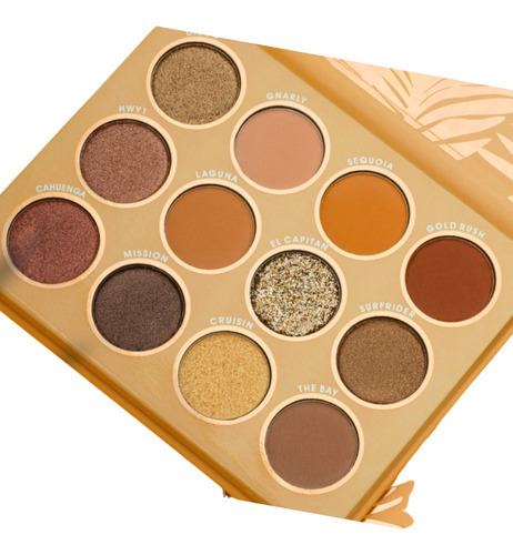 Paleta De Sombra Take Me To The Beach Og - Uso Profissional Cor da sombra Cores quentes