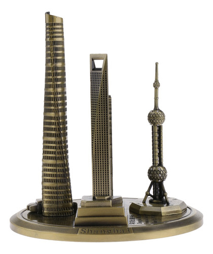 Maqueta De Edificios Famosos Recuerdo De Shanghai Skylines