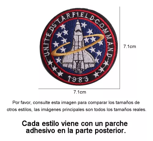 Paquete Parches Bordados Nasa Espacio Space Shuttle Mars Abc