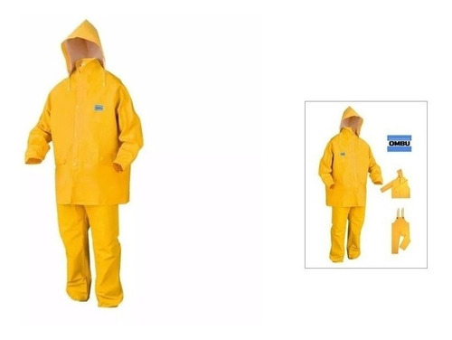 Traje De Lluvia Ombu Amarillo + Original + Dist. Oficial