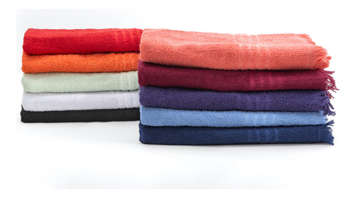 Pack 10 Toallones 100% Algodón Mayorista Ideal Reventa Colores Surtidos Clásico