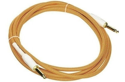 Pig Hog Cable De Audio Para Instrumentos 10 Ft Naranja Crema