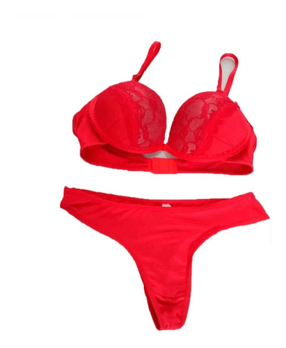 Imagem 7 de 10 de Kit 3 Lingirie Conjunto Sutiã Calcinha Renda Sexy Revenda