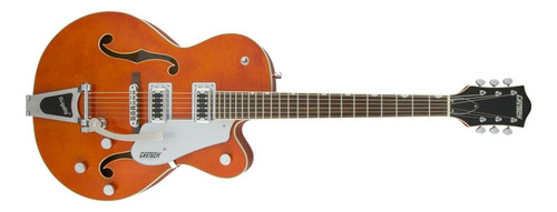 Guitarra elétrica Gretsch Electromatic G5420T hollow body de  bordo orange stain brilhante com diapasão de laurel