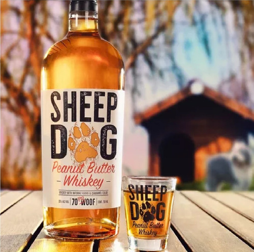 Whisky Sheep Dog Peanut Butter Whiskey 1 Litro - Abv 35%