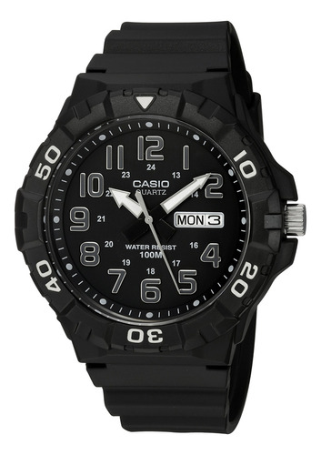 Reloj De Cuarzo Negro/ Dorado Casio Mrw 210h 1avcf Para Homb