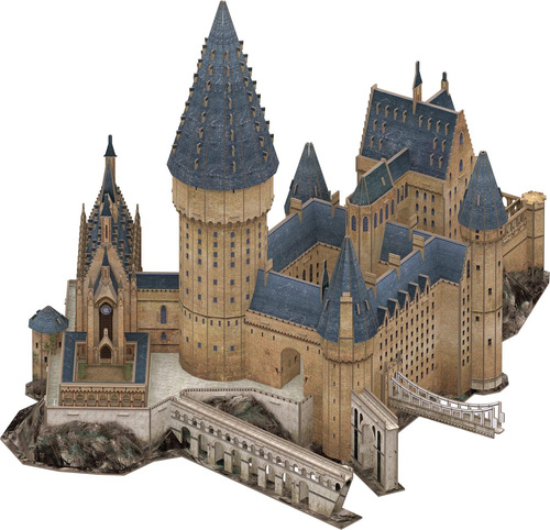 Puzzle 3d De Papel De Harry Potter Great Hall Con Paisaje Ur