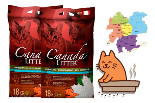 Arena Sanitaria Gatos Canada Litter Pack 36 Kg Solo Santiago