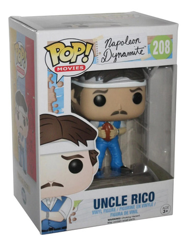 Uncle Rico Funko Pop 208 Napoleon Dynamite Napoleón Dinamita