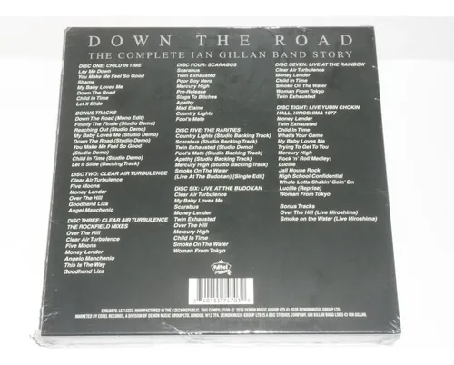 Box Ian Gillan Band - Down The Road Complete Story (8 Cd's