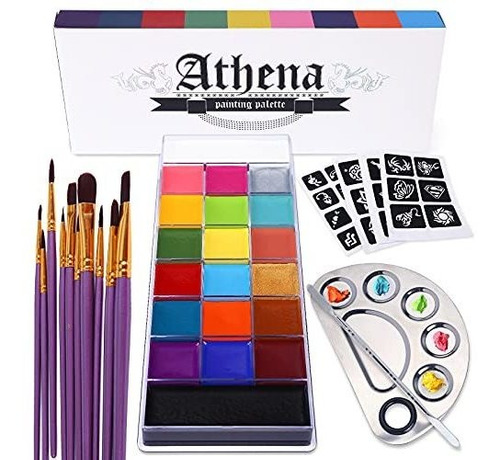 Juego De Maquillaje De Aceite Para La Cara 20 Colores