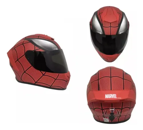 Cascos para moto marvel sale