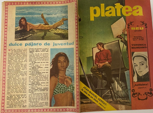 Platea, Nº 258 Jun 1970 J M Serrat Tv Cine Radio Teatro Cr02