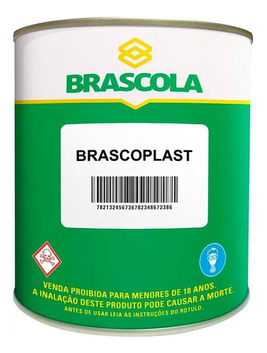 Adesivo De Contato Brascoplast 750gr Cor Amarelada