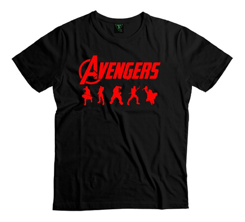 Polera Avengers Marvel Capitán América Hulk Thor Niño Niña