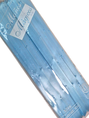 Moños Mágicos Chicos(25cm) X100 Unidades Colores Brillantes Celeste Moño Celeste Chico 25 Cm