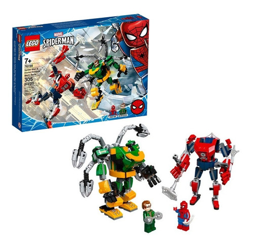 Lego Marvel Spider Man E Dr Octopus Combate De Robôs 76198