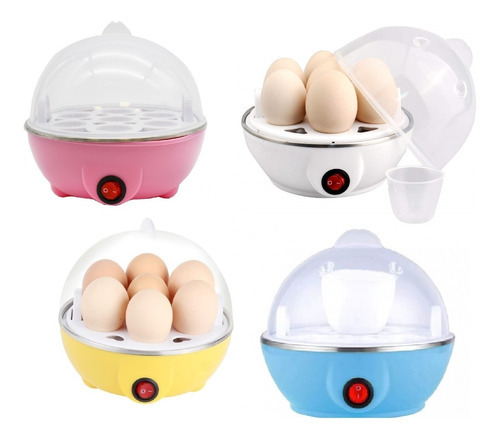 Panela Cozedor De Ovos Egg Cooke Cozinha Ovo Elétrico Dieta Cor Amarelo Frequência 350W 110V