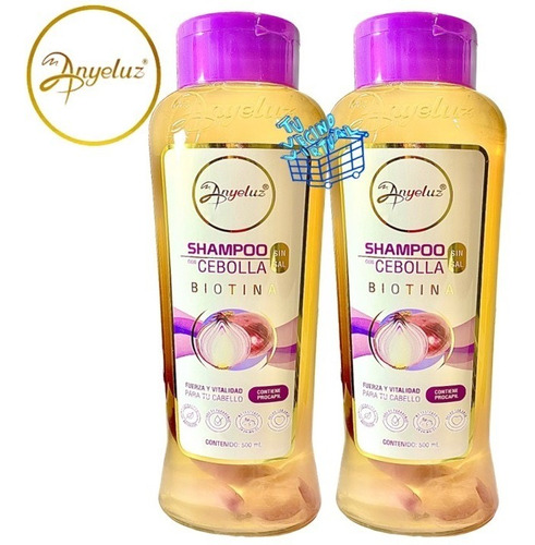 2 Shampoo De Cebolla Biotina - mL a $90